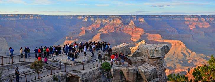 Grand Canyon. Einer der meistbesuchten Parks der USA
