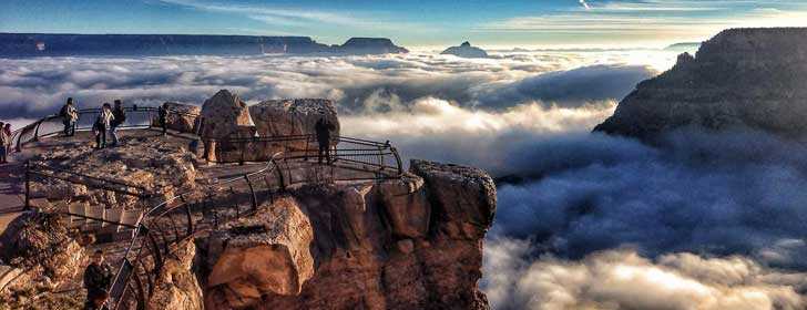 Der Grand Canyon beeinflusst das Wetter